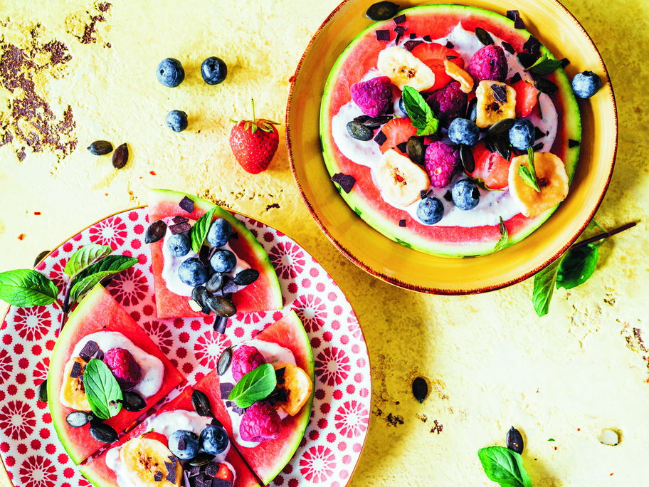 Wassermelonen-Pizza