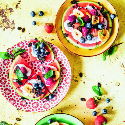 Wassermelonen-Pizza – das leckerste Rezept für Kinder