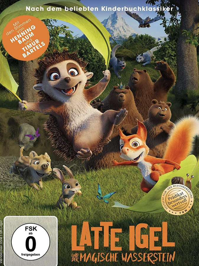 Die DVD "Latte Igel und der magische Wasserstein".