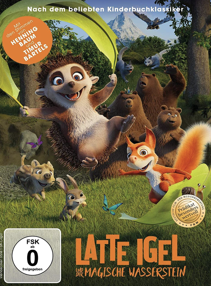 Die DVD "Latte Igel und der magische Wasserstein".