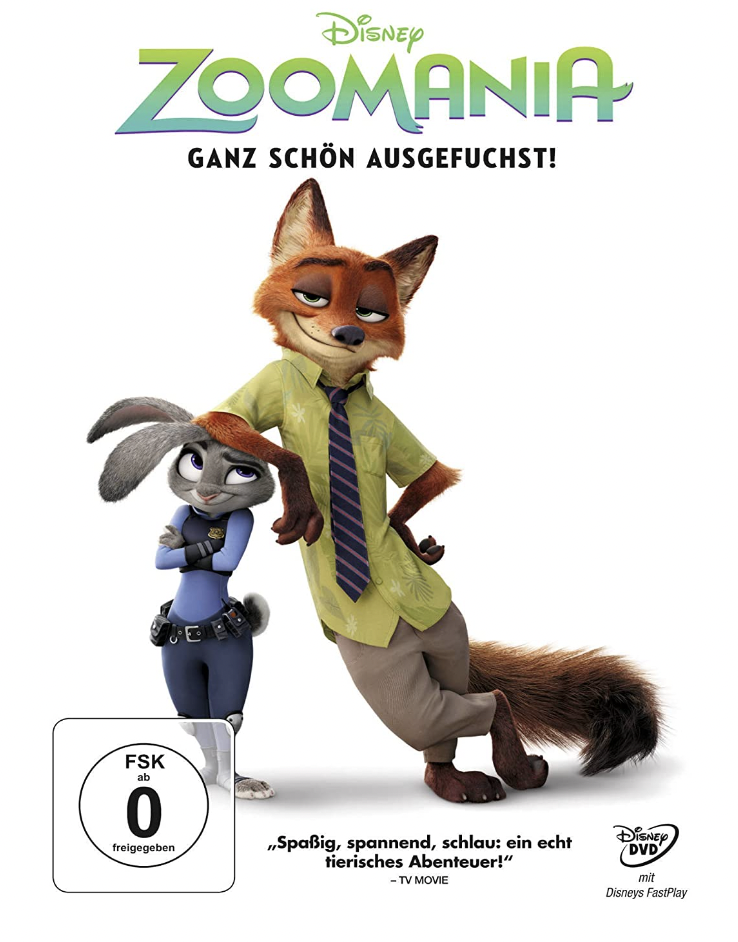Die DVD "Zoomania".
