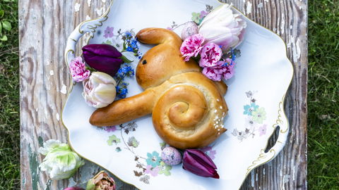 8 Rezepte für leckere Osterhasen aus Hefeteig