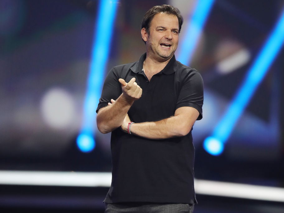 Martin Rütter auf der Bühne