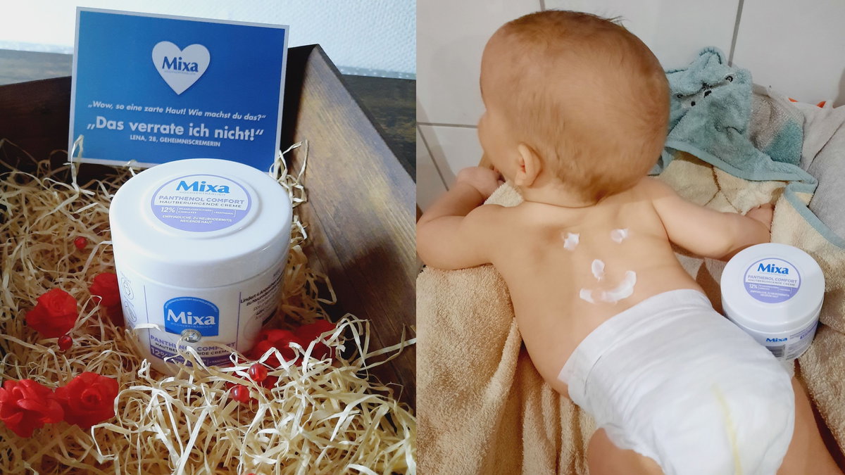 Mama Iris ist überzeugt von der neuen Allzweckcreme von Mixa