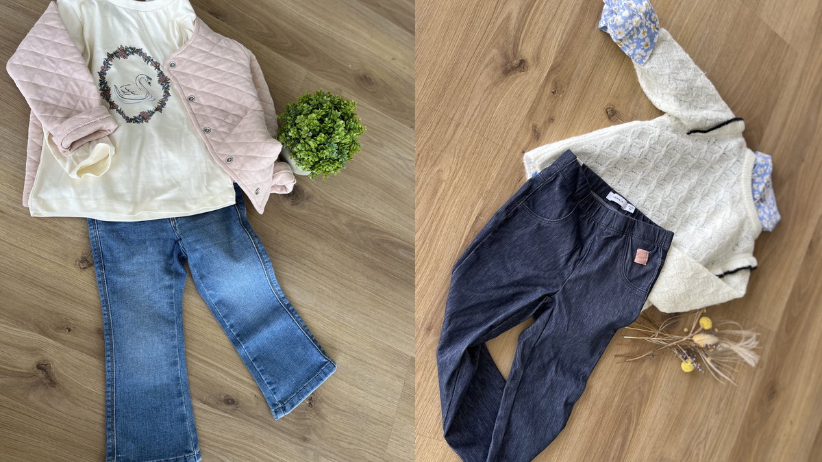 Die Outfits von Little Cigogne treffen genau den Geschmack von Anjas Tochter.