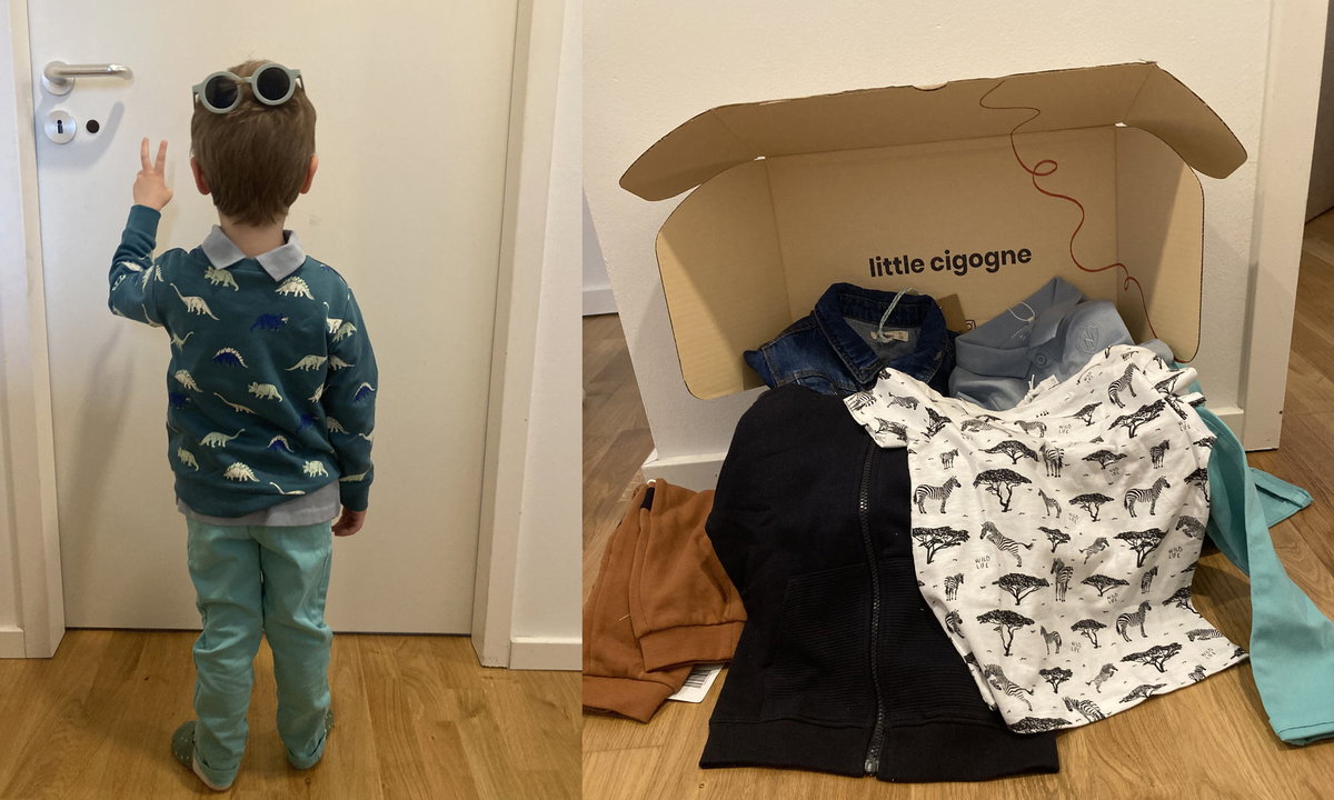 Mama Jessica und Sohn hatten ein tolles Shopping-Erlebnis mit Little Cigogne.