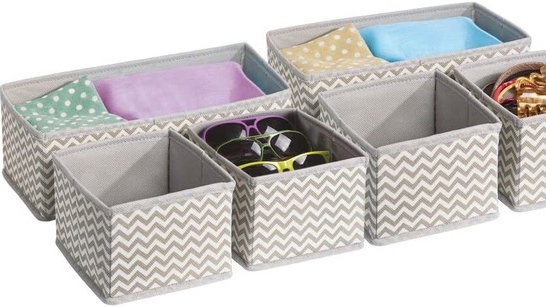 mDesign 6er-Set Stoffboxen