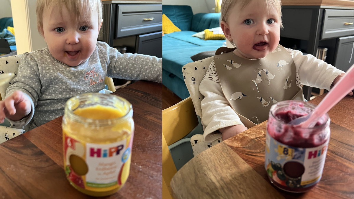 Die neuen Fruchtgläschen von HiPP kommen bei Groß und Klein sehr gut an.