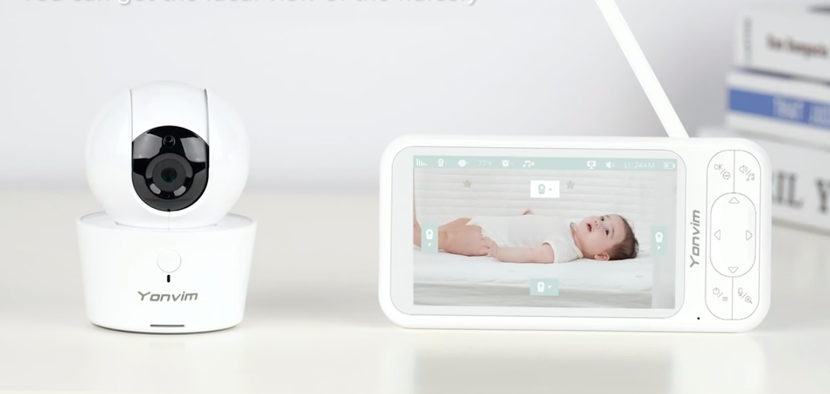 Babyphone mit schwenkbarer Kamera von Yonvim