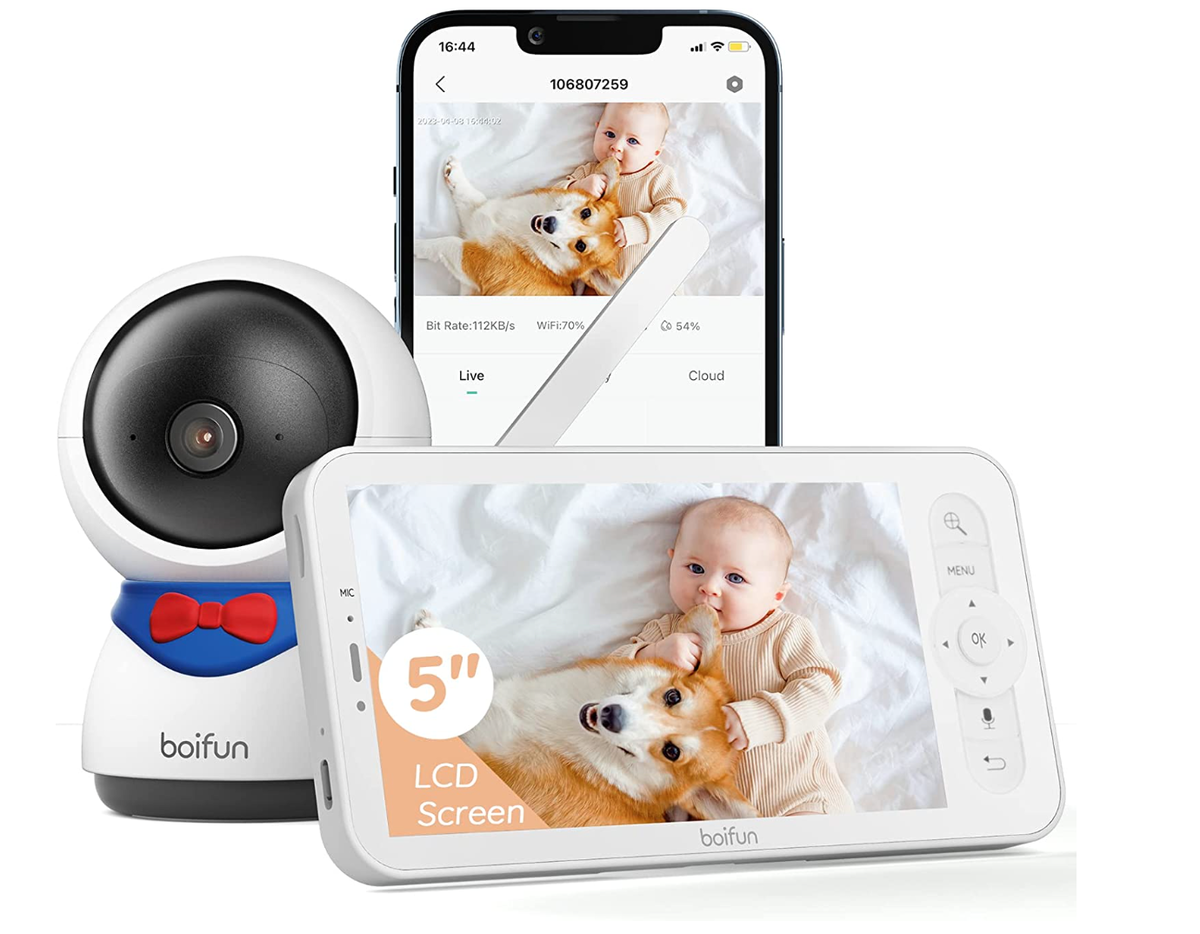 Babyphone mit Kamer und App von "Boifun"