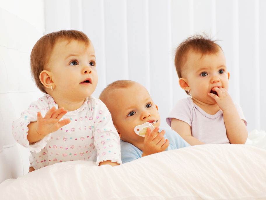 Drillings-Babys.