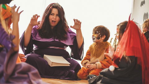 Gruselige Halloween-Spiele für Kinder zu Hause