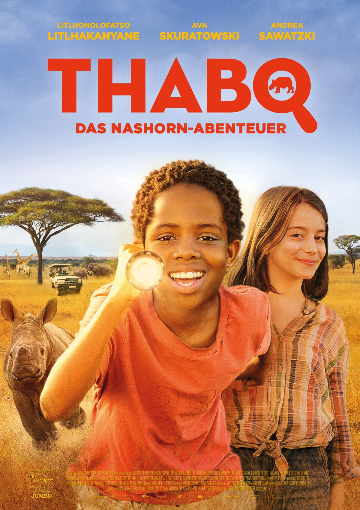Filmplakat "Thabo. Das Nashorn-Abenteuer"