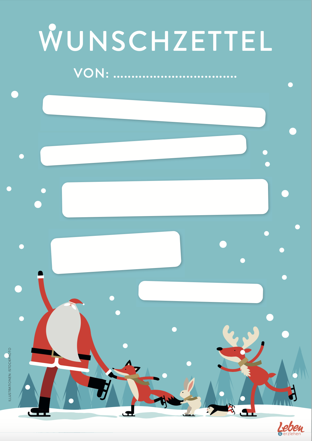 Wunschzettel-Vorlage