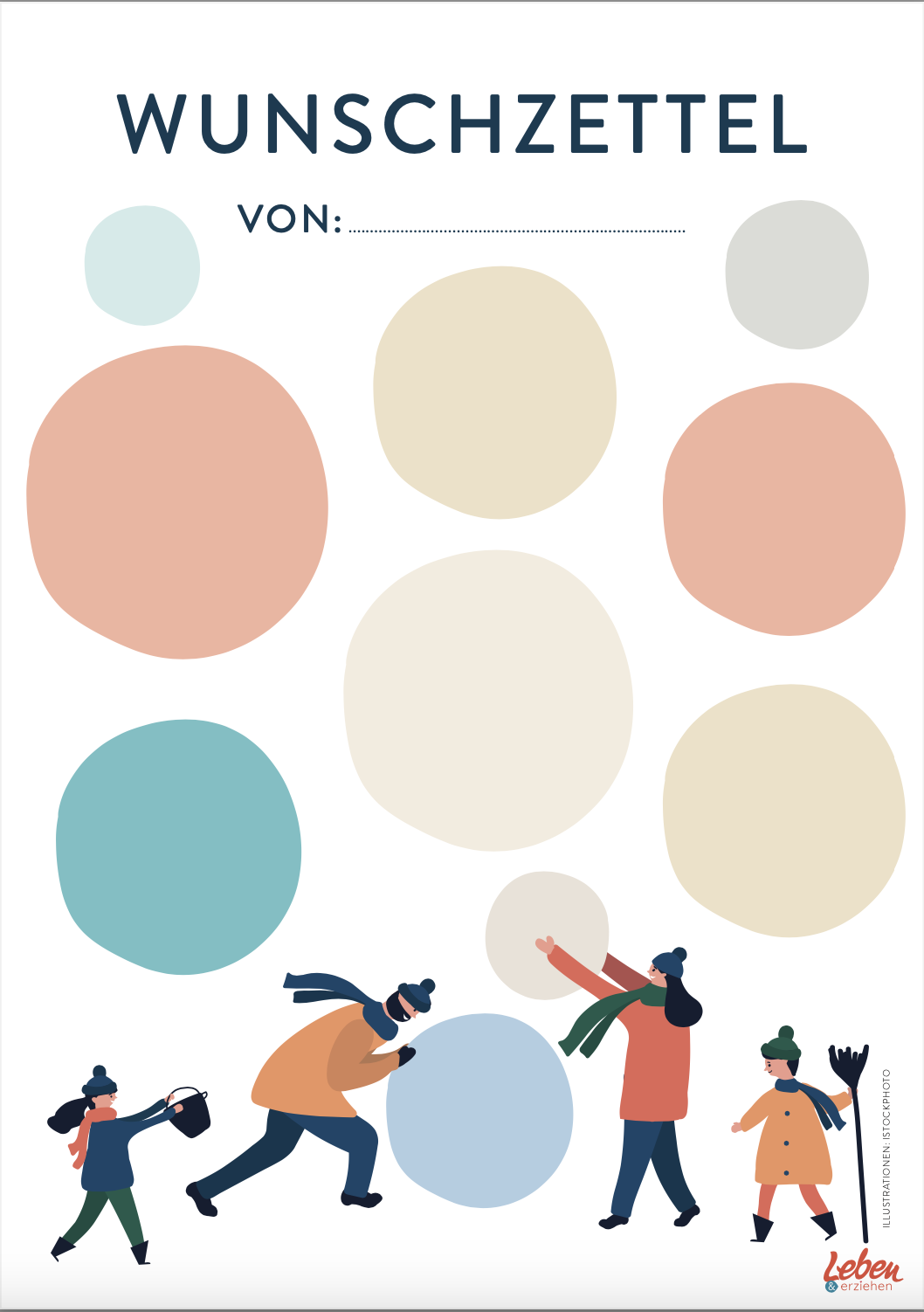 Wunschzettel-Vorlage