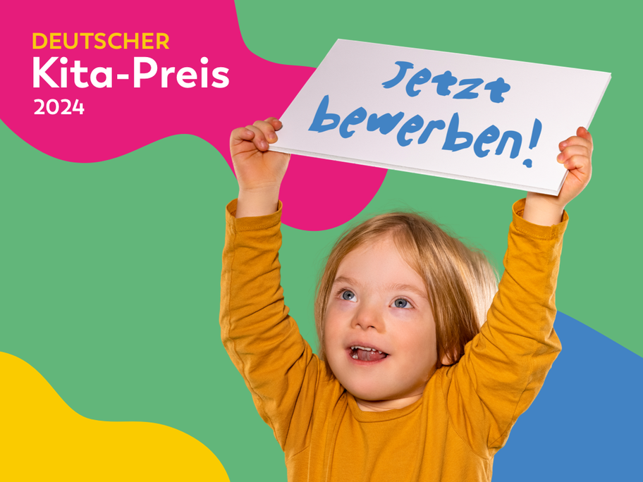 Deutscher Kita-Preis 2024: Bewerbungen sind ab jetzt möglich.