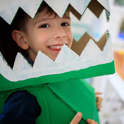 Monster- und andere Masken basteln zu Fasching – auch aus Papptellern 