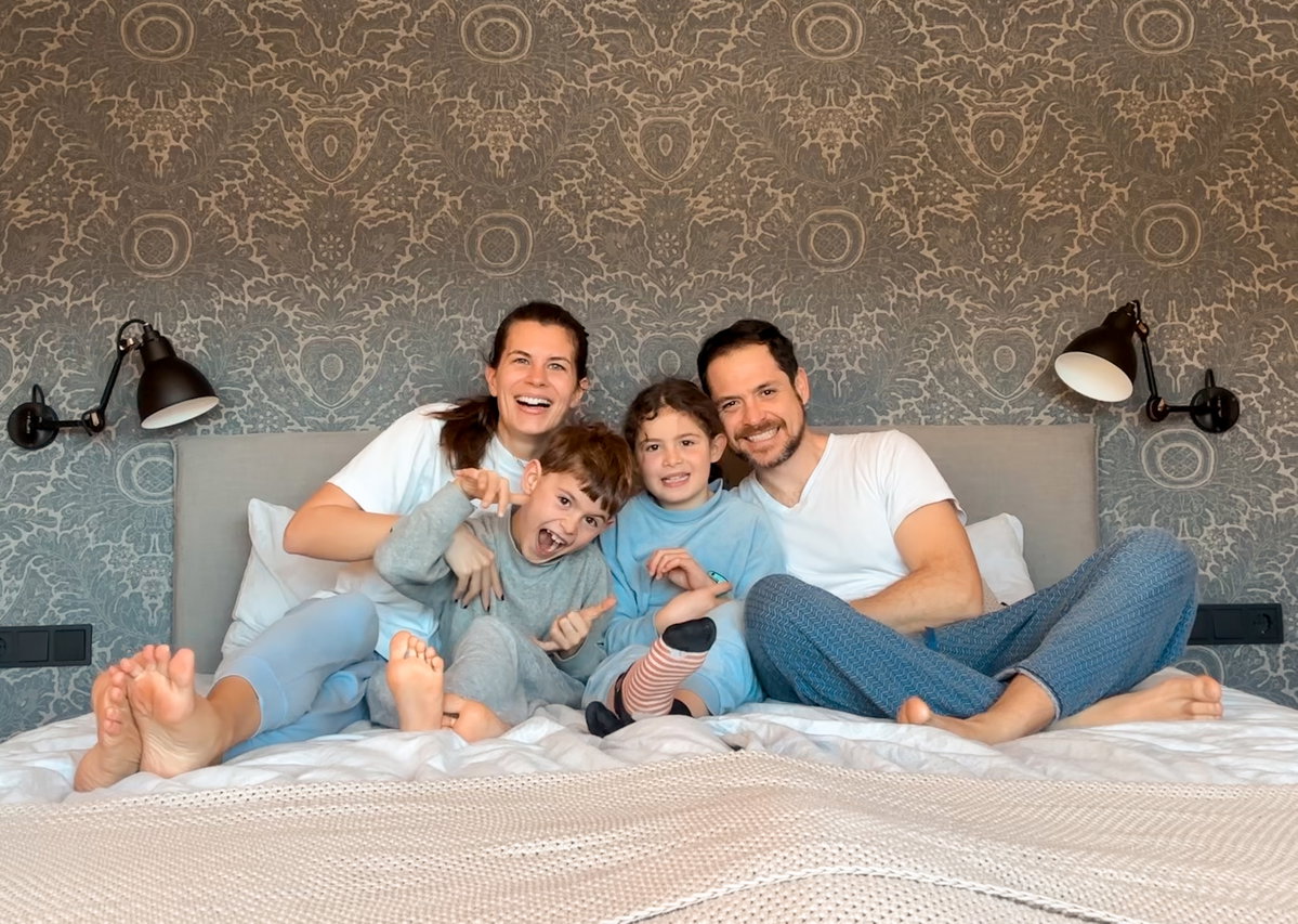Carina von "The Urban Kids" und ihre Familie