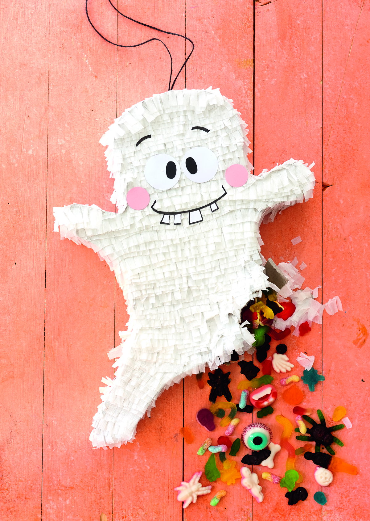 Halloween-Gespenster-Pinata selber machen