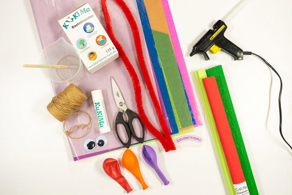 Pinata selber machen: Das Material