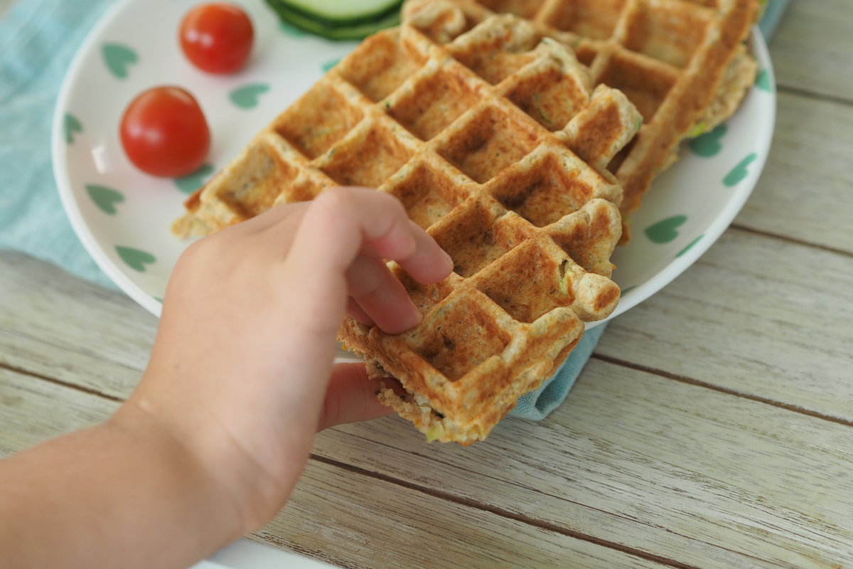 Zucchini-Waffeln