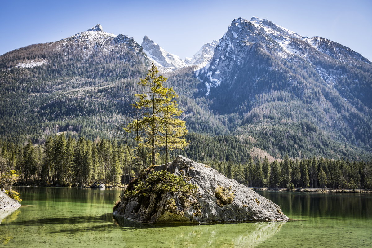 Der Hintersee in Bayern