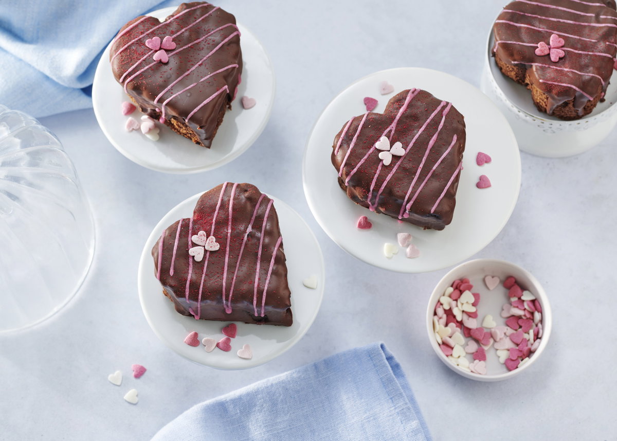 Brownie-Herzen für den Muttertag