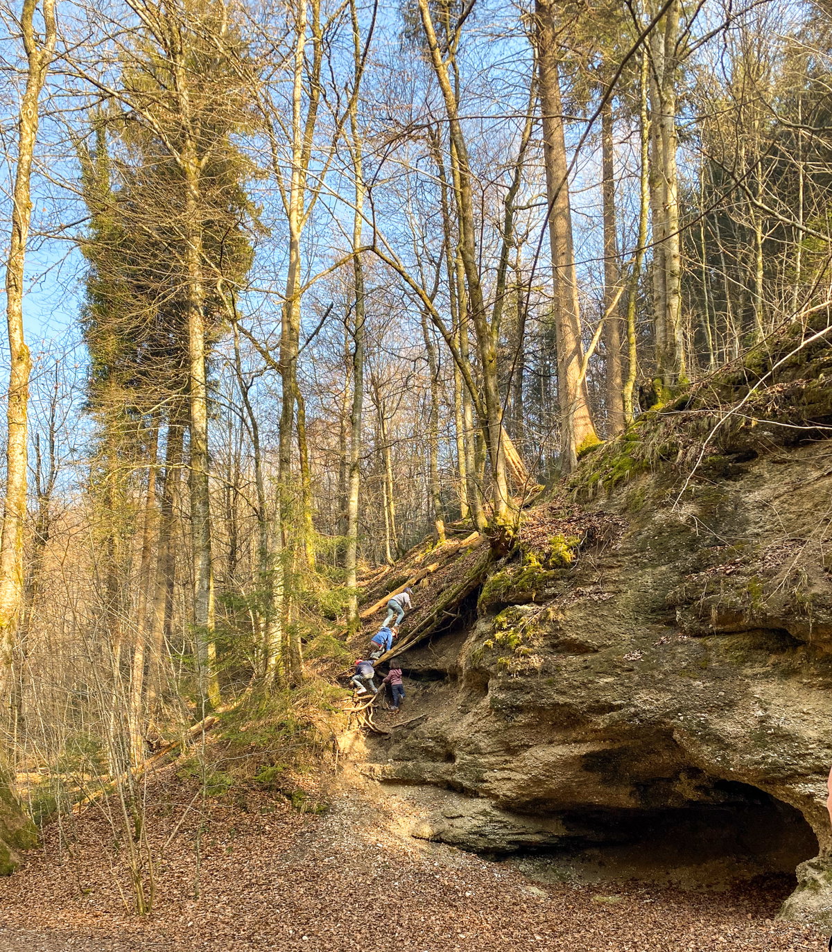 Klettern an der Maisinger Schlucht