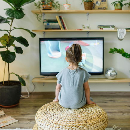Einfach chillen: Kinder dürfen auch mal fernsehen ...!