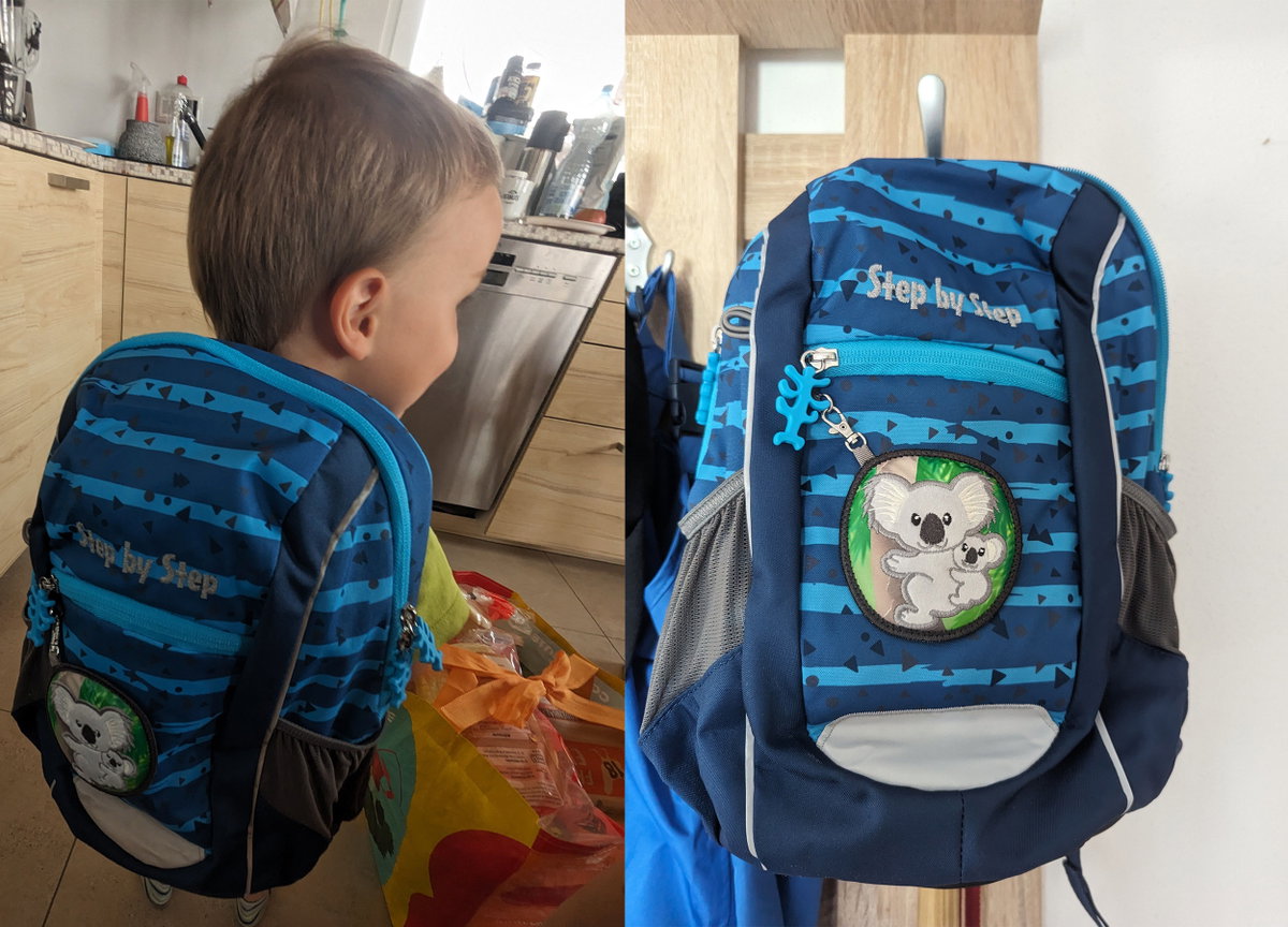 Der Rucksack von Step by Step eignet sich perfekt für Kindergartenkinder.