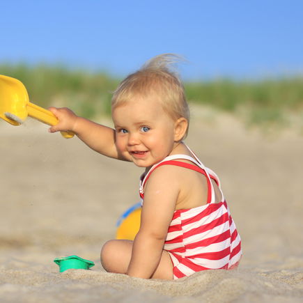 Das erwartet Eltern am ersten Babystrand Deutschlands