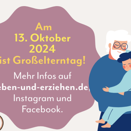 Am 13. Oktober ist Großelterntag!