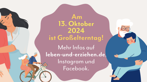 Am 13. Oktober ist Großelterntag!