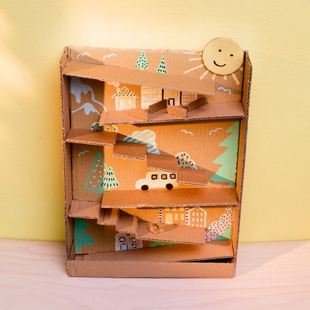 Murmelbahn aus Papier selber bauen – so einfach geht's!
