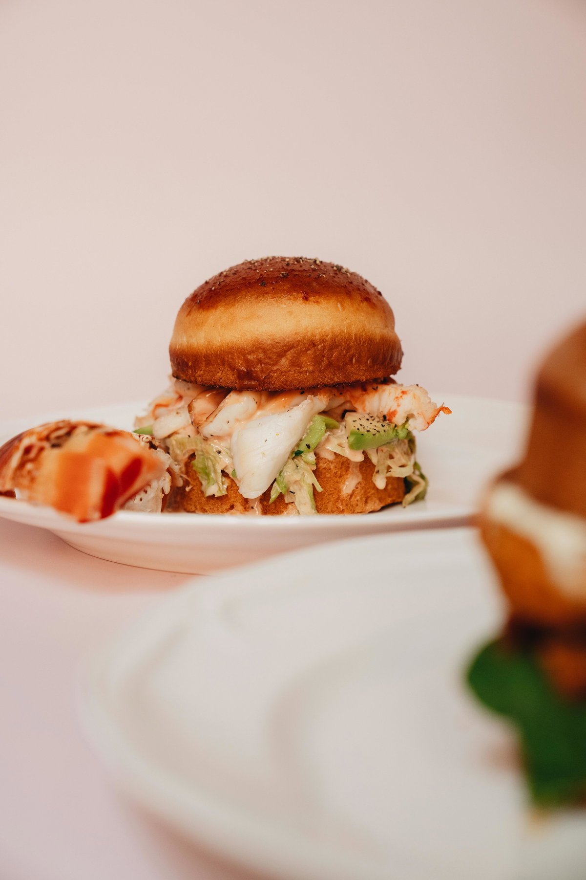 Fischbrötchen, lecker angerichtet
