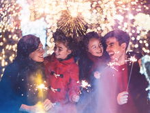 Ein Feuerwerk der Sprüche und Glückwünsche für Silvester und Neujahr