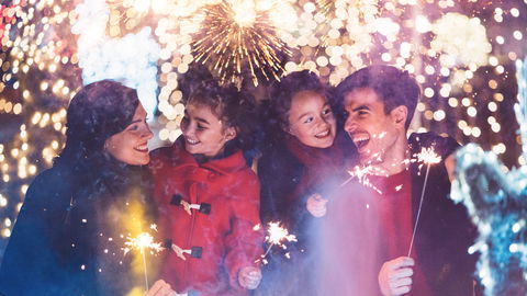 Ein Feuerwerk der Sprüche und Glückwünsche für Silvester und Neujahr