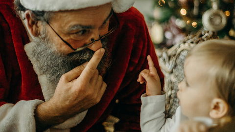 Weihnachtsmann: "Nein, die Kinder sollen NICHT brav sein!"