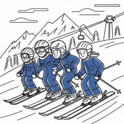 Winterliche Ausmalbilder – komplett kostenlos zum Herunterladen ❄️