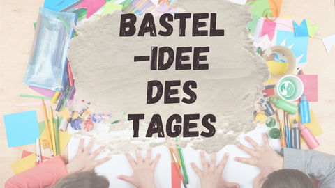 Bastelidee des Tages: Wolkenknete in Regenbogen-Farbe