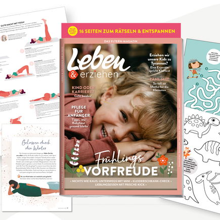 Teste jetzt das Extra-Heft zum Rätseln und Entspannen von Leben & erziehen!