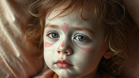 Darf Kinderschminke über Nacht drauf bleiben?