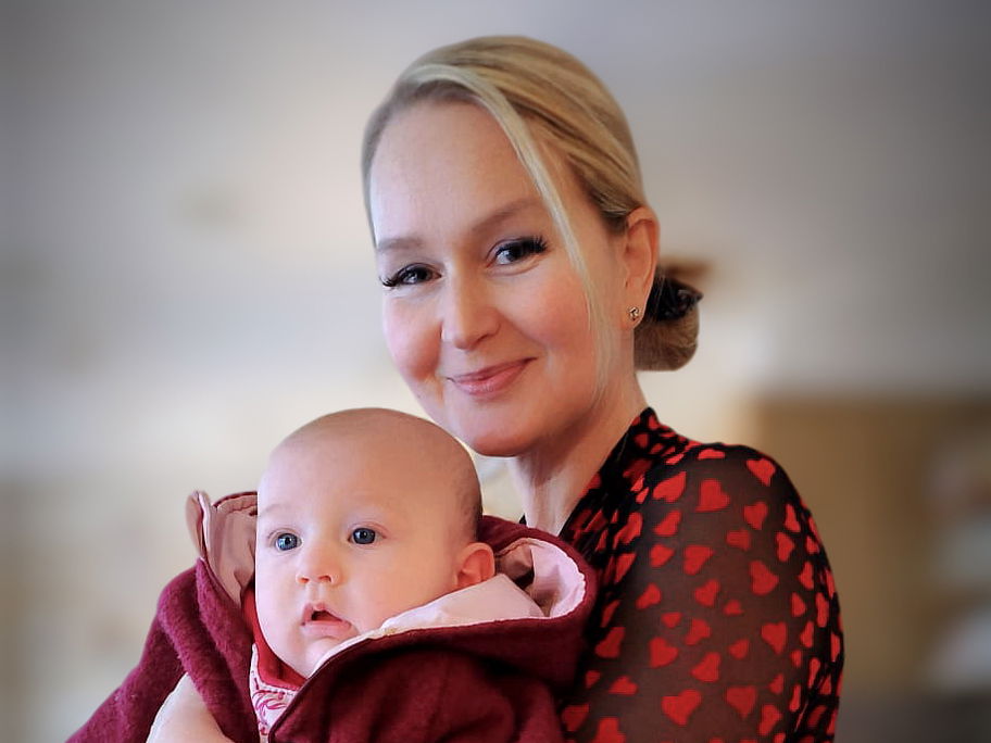 Nancy Wienberg mit Mandy-Malia.