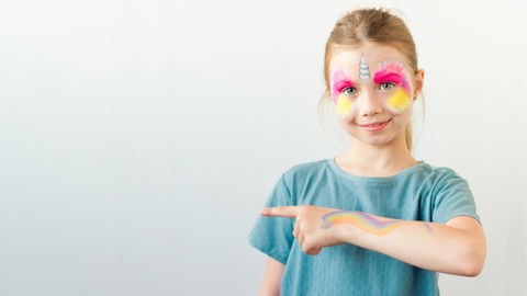 Einhorn schminken: Schritt für Schritt erklärt 🦄