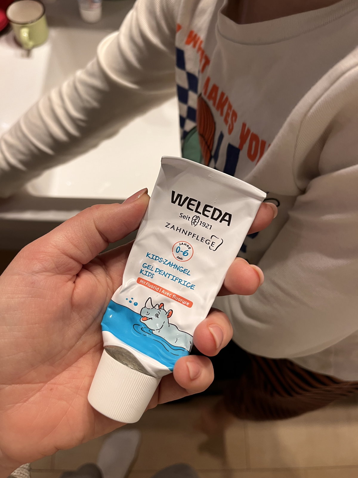 Das Zahngel von Weleda im Test