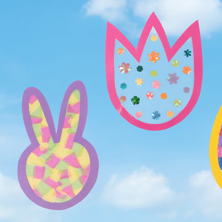 Fensterbilder für Ostern: kinderleicht selbst gemacht