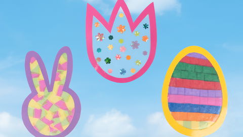 Fensterbilder für Ostern: kinderleicht selbst gemacht