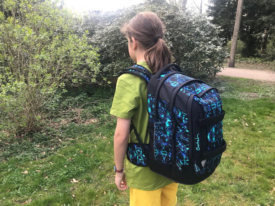 satch pack caleido blue