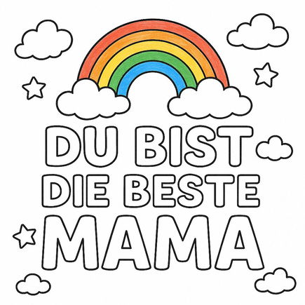 Liebevolle Ausmalbilder für den Muttertag – kostenlos zum Ausdrucken