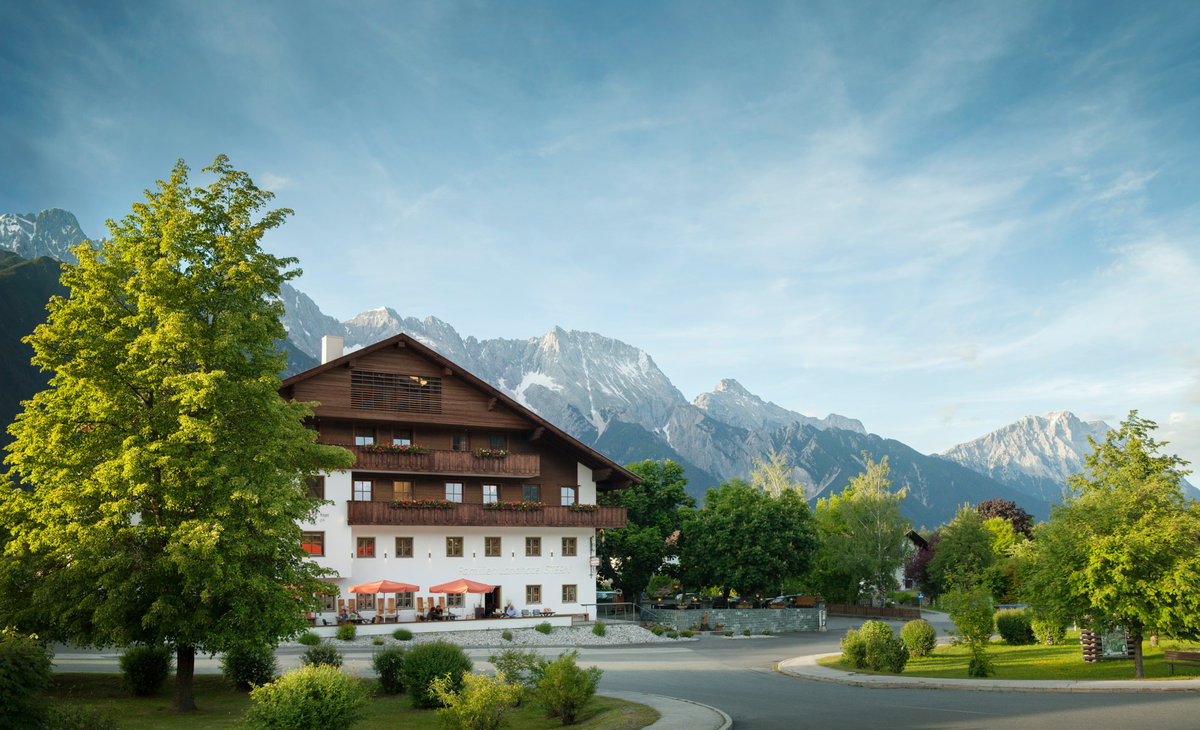 Das Hotel Stern im Sommer